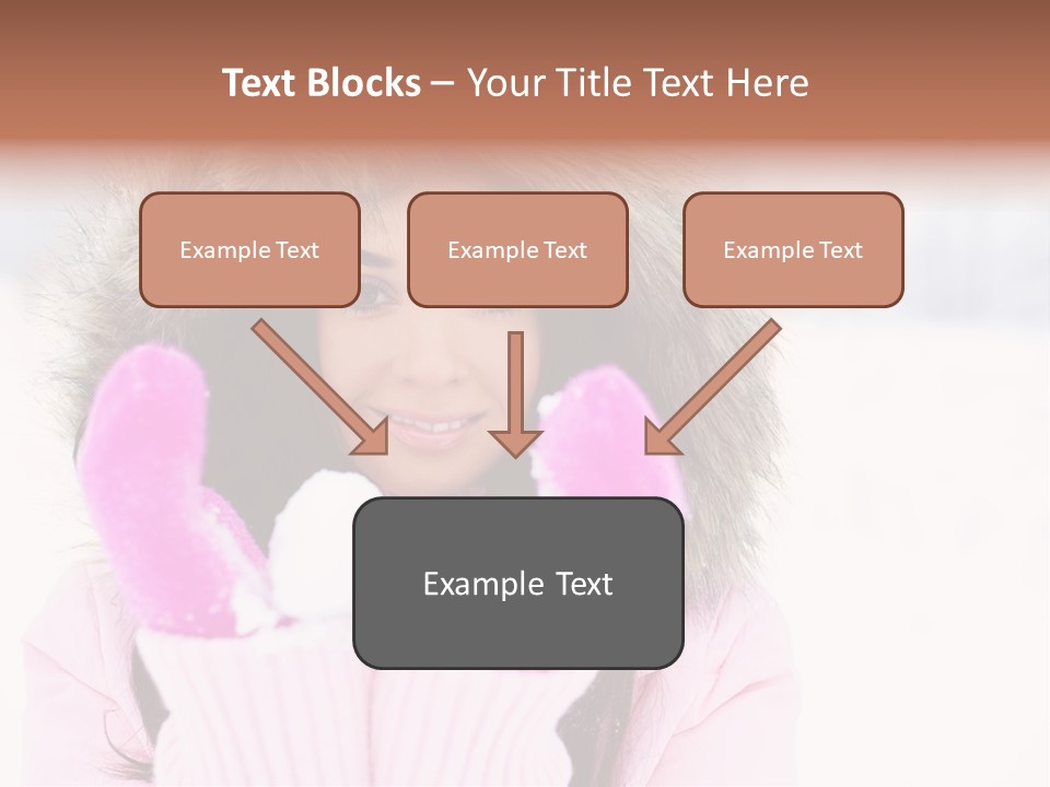 Brunette Outdoor Game PowerPoint Template