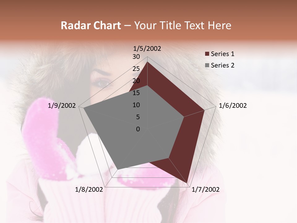 Brunette Outdoor Game PowerPoint Template