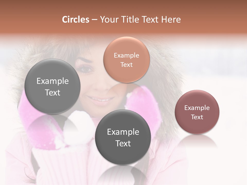 Brunette Outdoor Game PowerPoint Template