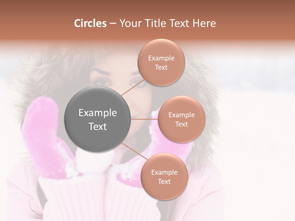 Brunette Outdoor Game PowerPoint Template