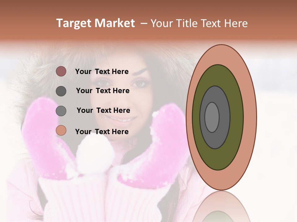 Brunette Outdoor Game PowerPoint Template