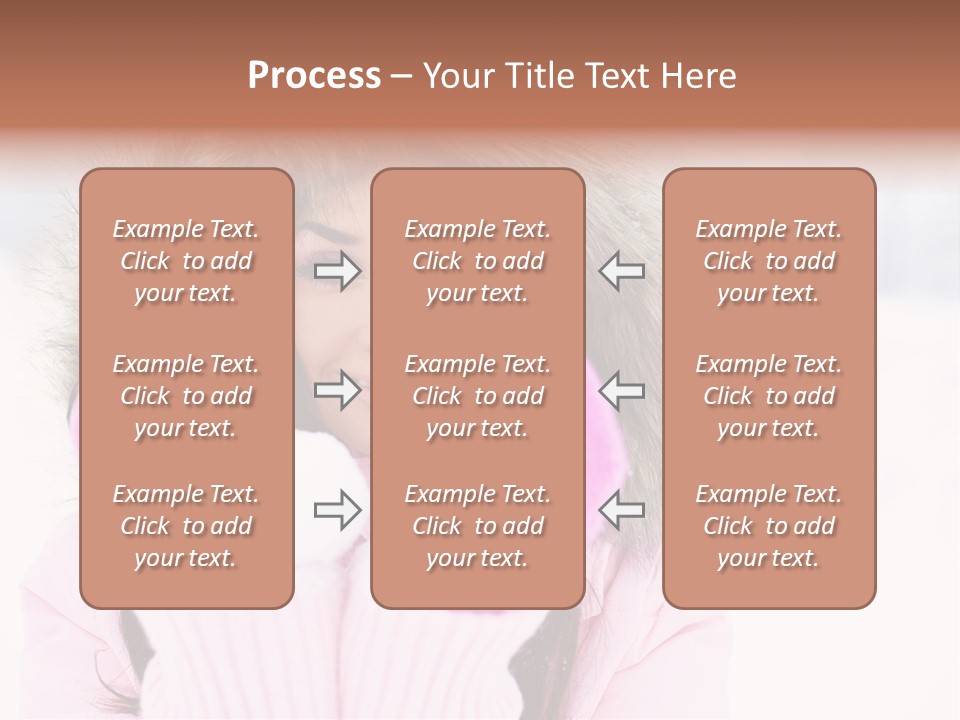 Brunette Outdoor Game PowerPoint Template