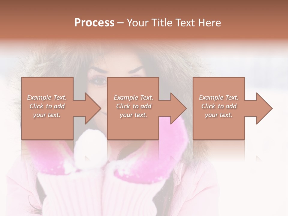 Brunette Outdoor Game PowerPoint Template