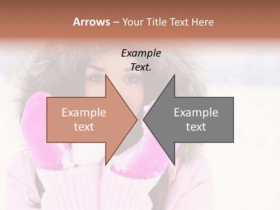 Brunette Outdoor Game PowerPoint Template