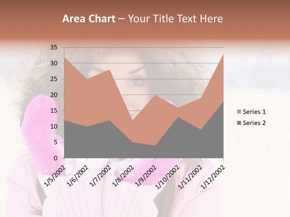 Brunette Outdoor Game PowerPoint Template