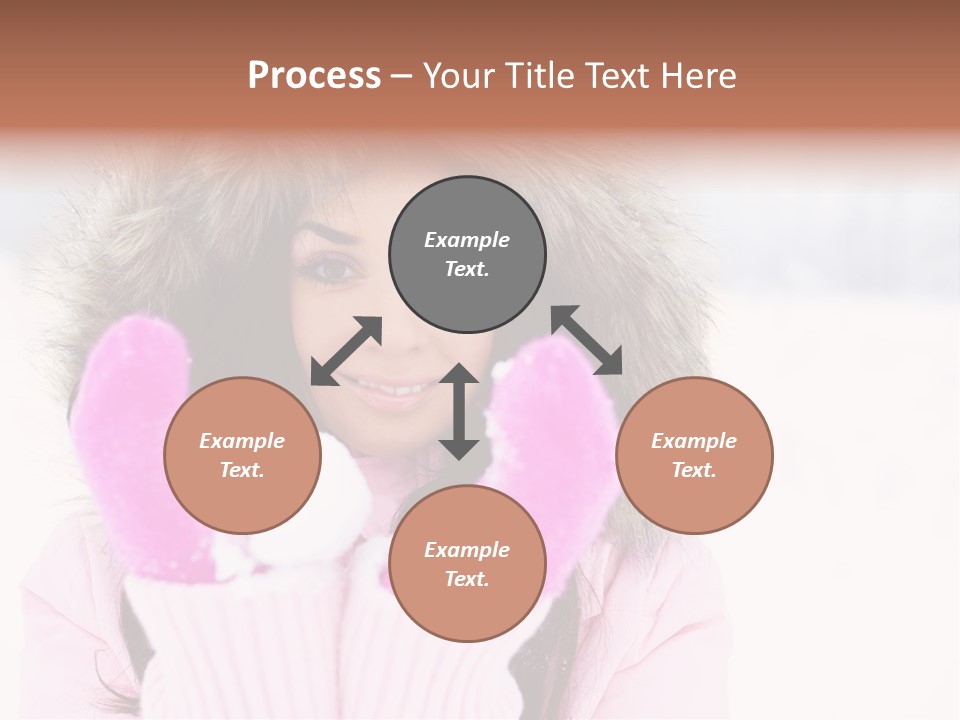 Brunette Outdoor Game PowerPoint Template