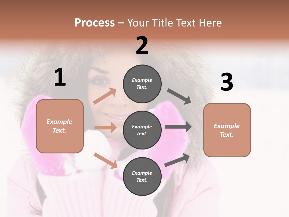 Brunette Outdoor Game PowerPoint Template