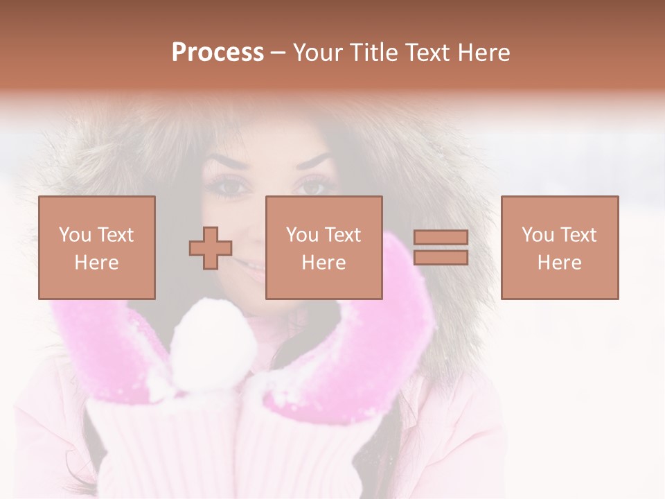 Brunette Outdoor Game PowerPoint Template