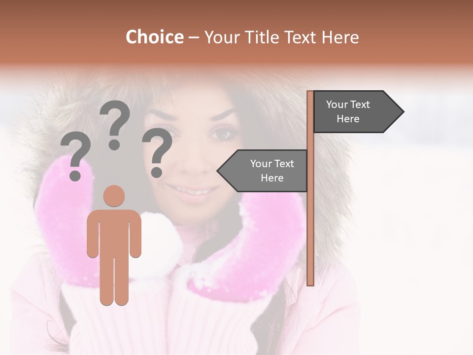 Brunette Outdoor Game PowerPoint Template