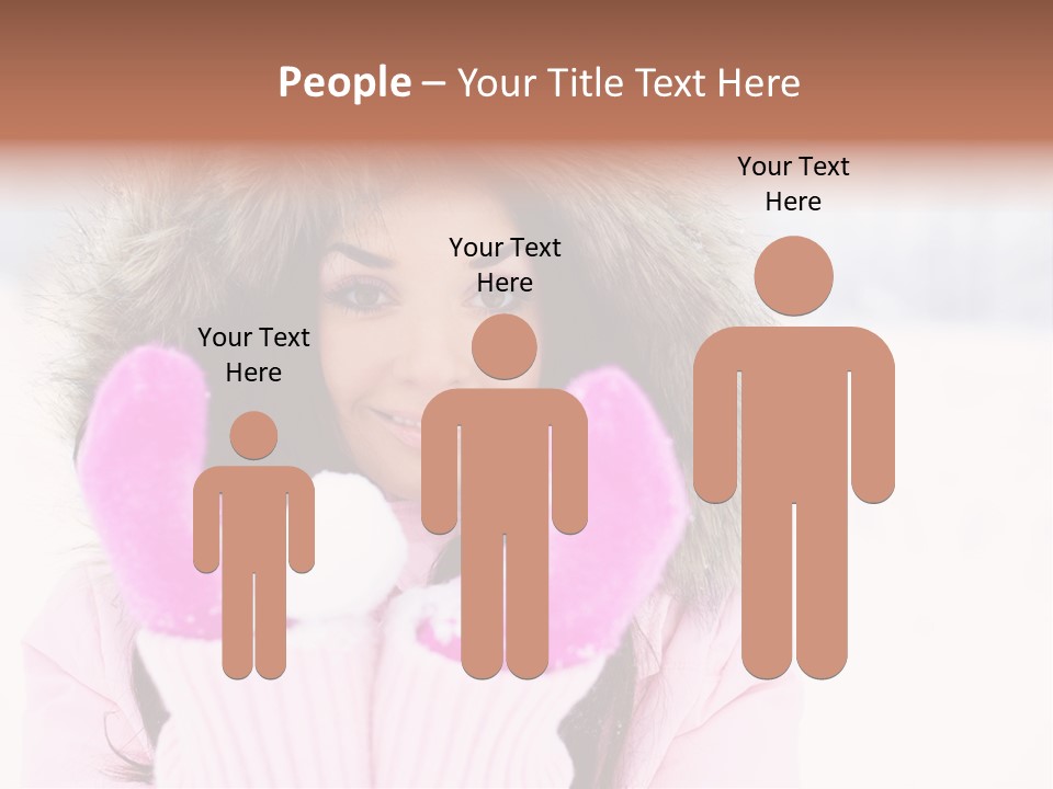 Brunette Outdoor Game PowerPoint Template