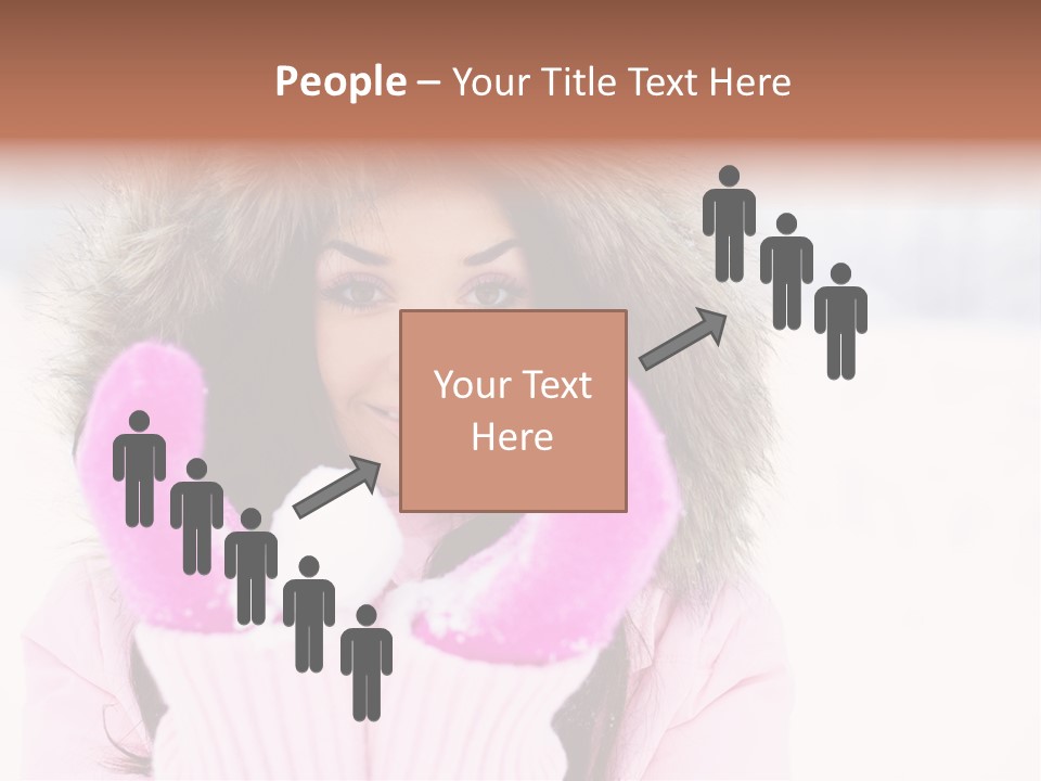 Brunette Outdoor Game PowerPoint Template