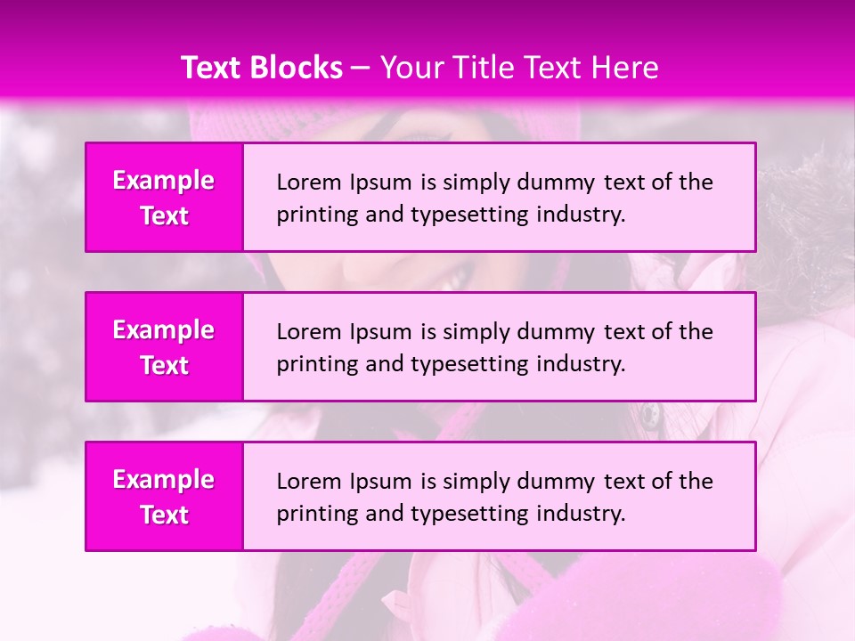 Emotion Youth Caucasian PowerPoint Template