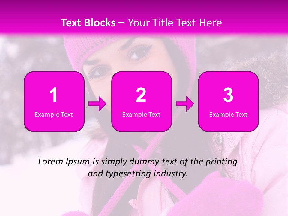 Emotion Youth Caucasian PowerPoint Template