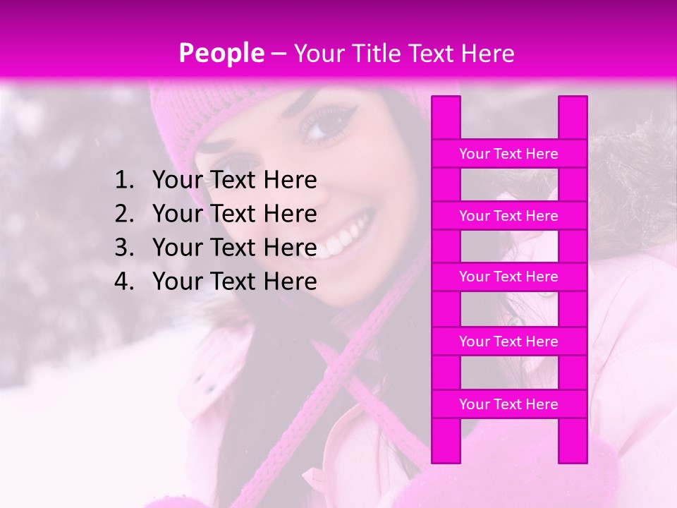 Emotion Youth Caucasian PowerPoint Template