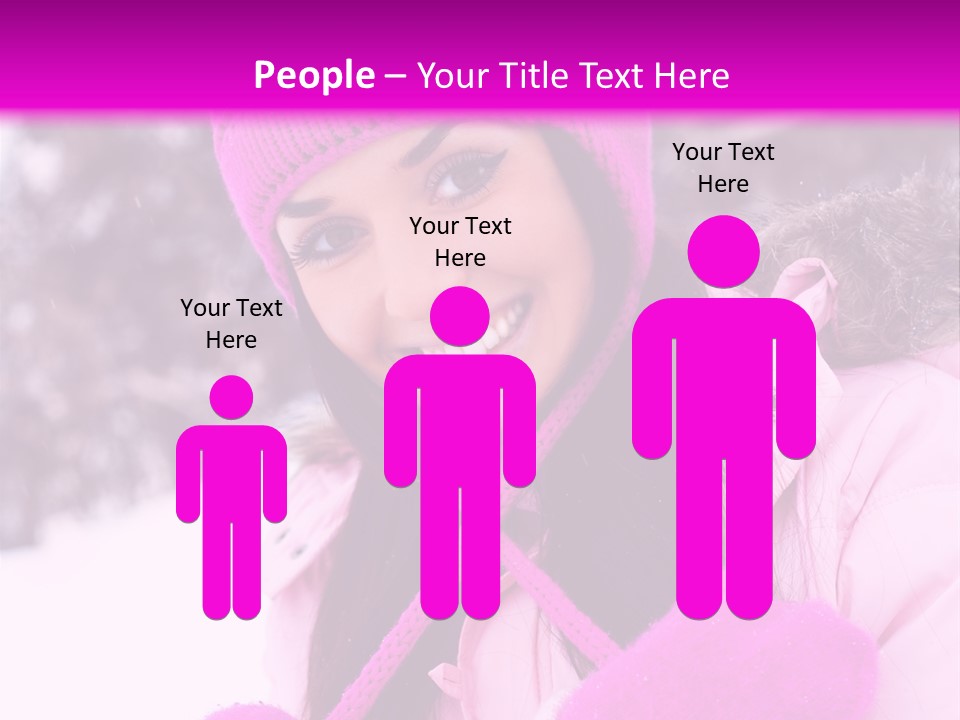 Emotion Youth Caucasian PowerPoint Template