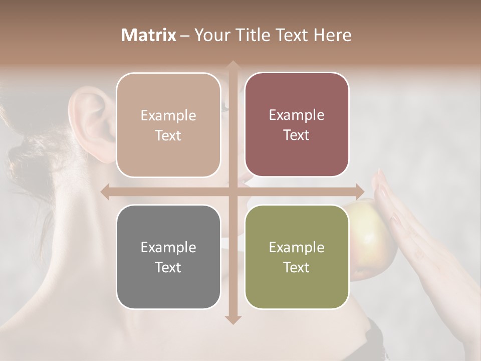 Portrait Person Female PowerPoint Template