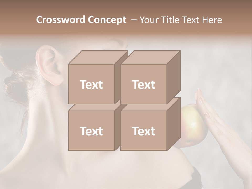 Portrait Person Female PowerPoint Template