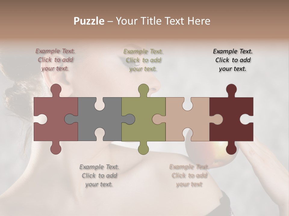 Portrait Person Female PowerPoint Template