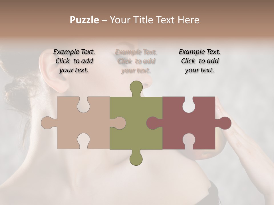 Portrait Person Female PowerPoint Template