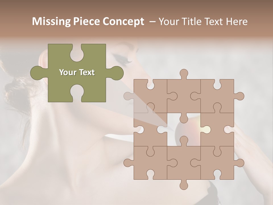 Portrait Person Female PowerPoint Template