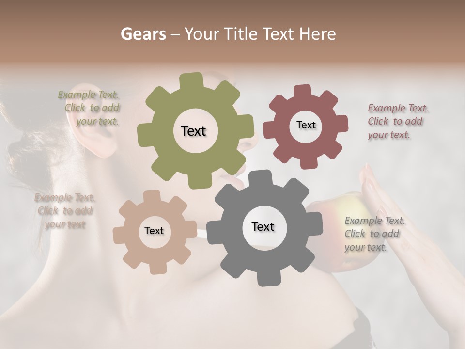 Portrait Person Female PowerPoint Template