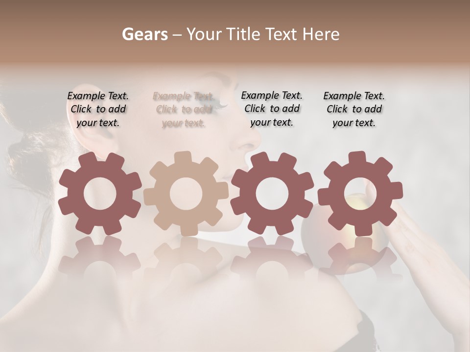 Portrait Person Female PowerPoint Template