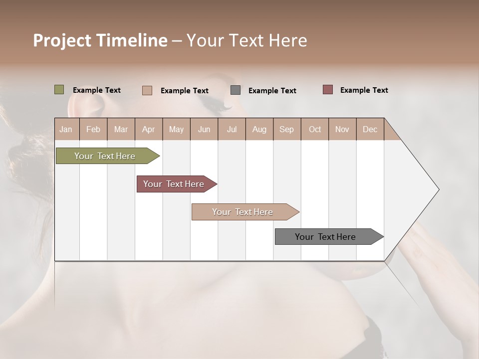 Portrait Person Female PowerPoint Template