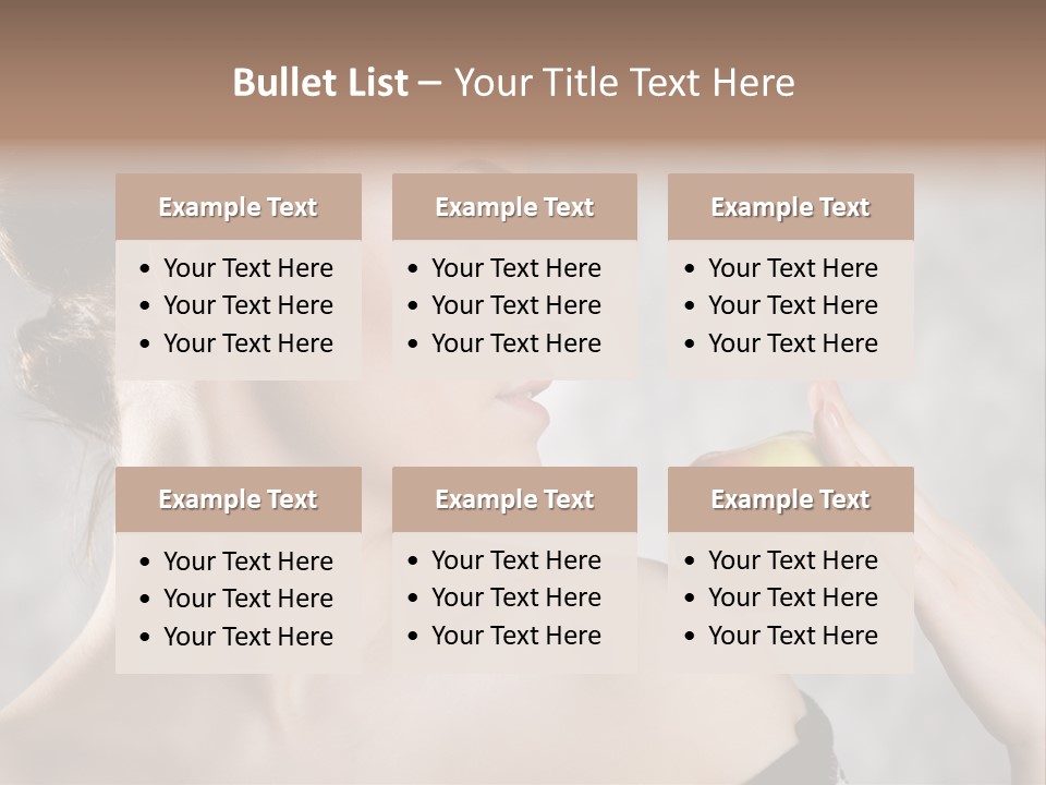 Portrait Person Female PowerPoint Template