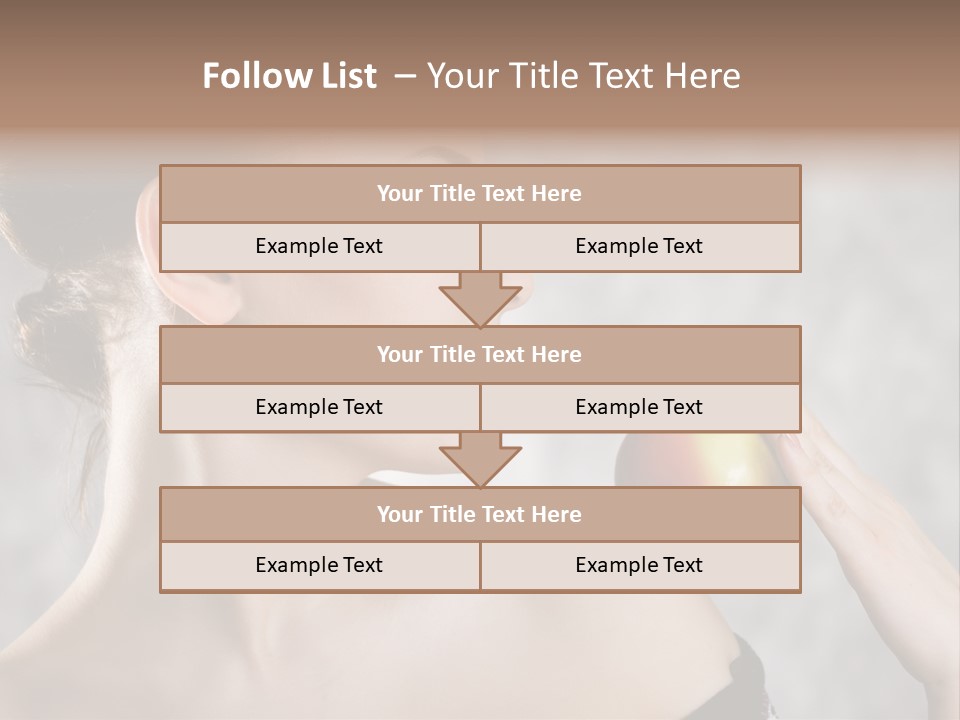 Portrait Person Female PowerPoint Template