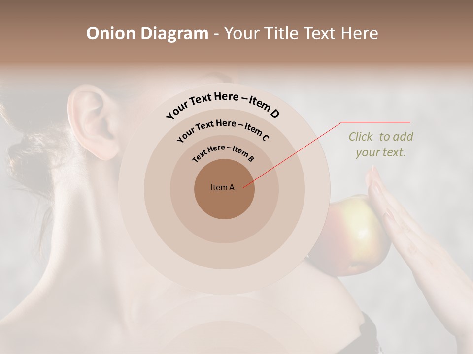 Portrait Person Female PowerPoint Template