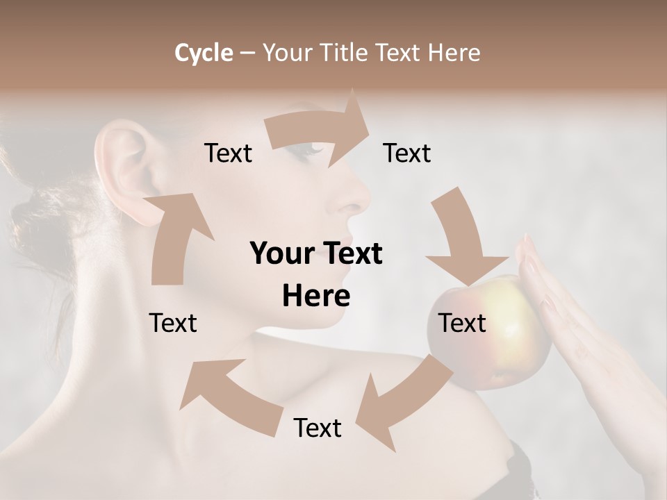 Portrait Person Female PowerPoint Template