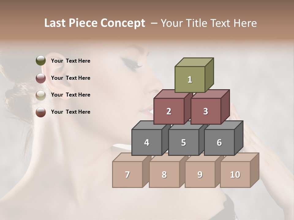 Portrait Person Female PowerPoint Template