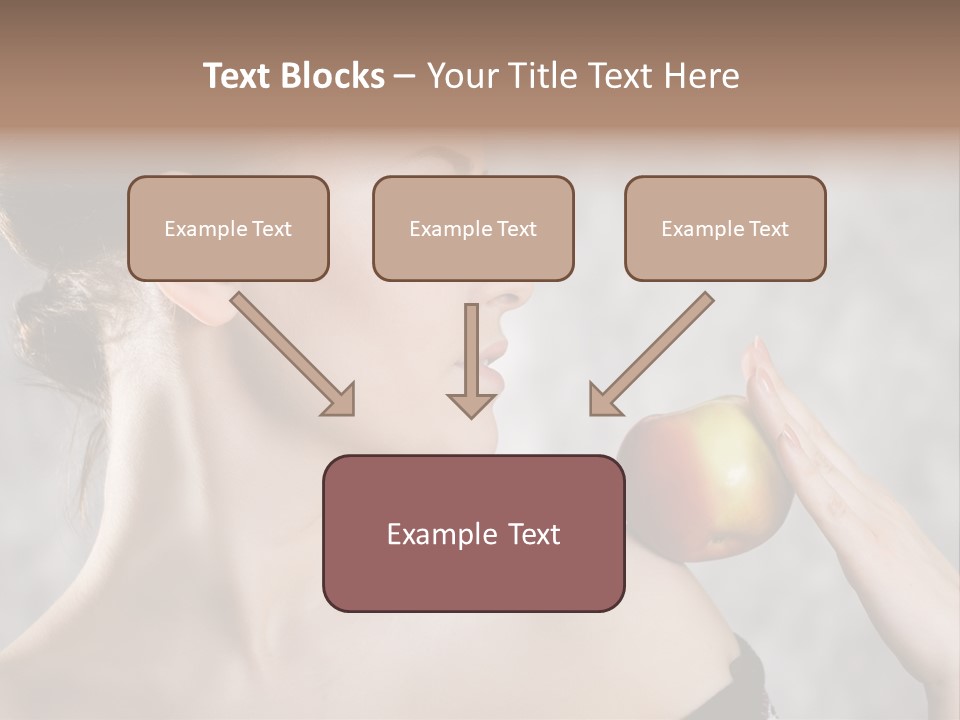Portrait Person Female PowerPoint Template