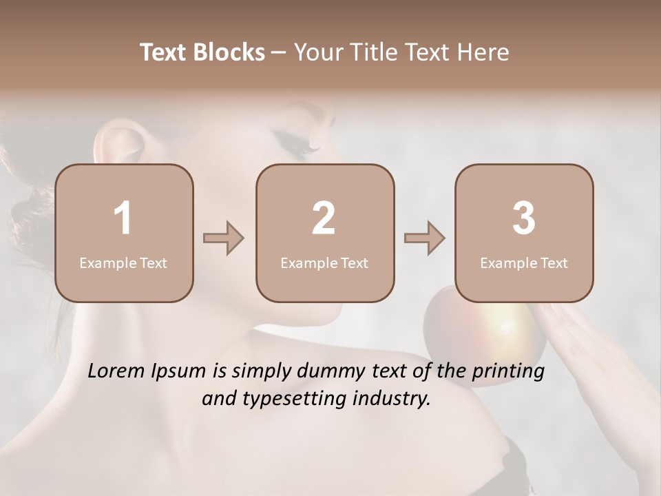 Portrait Person Female PowerPoint Template