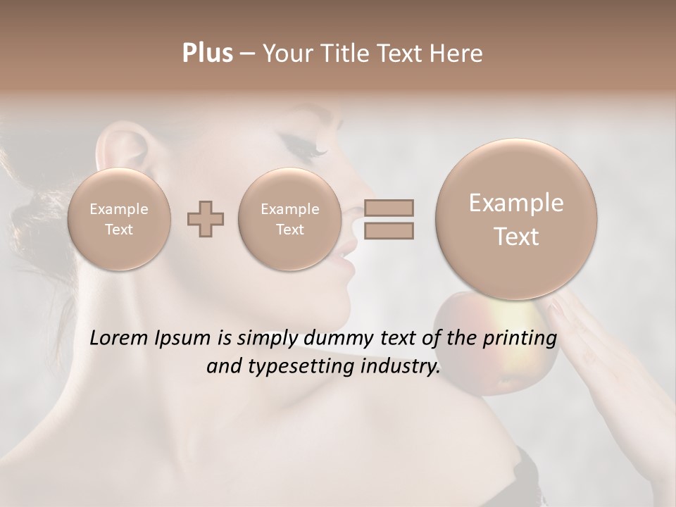 Portrait Person Female PowerPoint Template