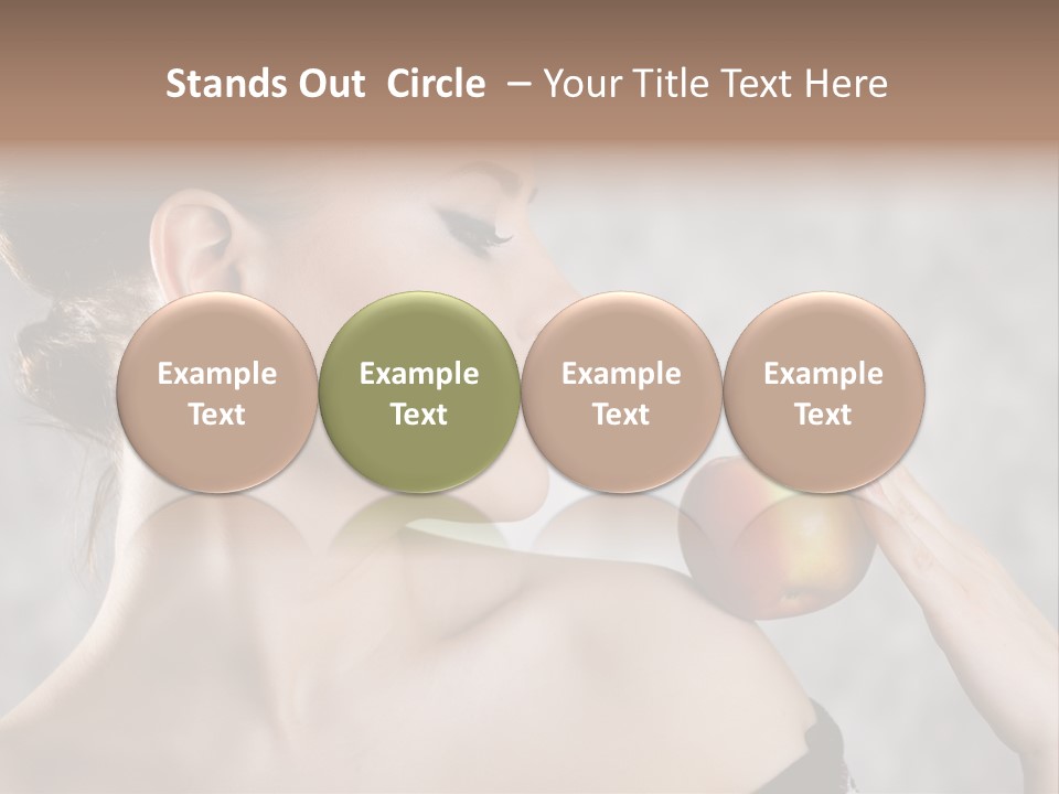 Portrait Person Female PowerPoint Template