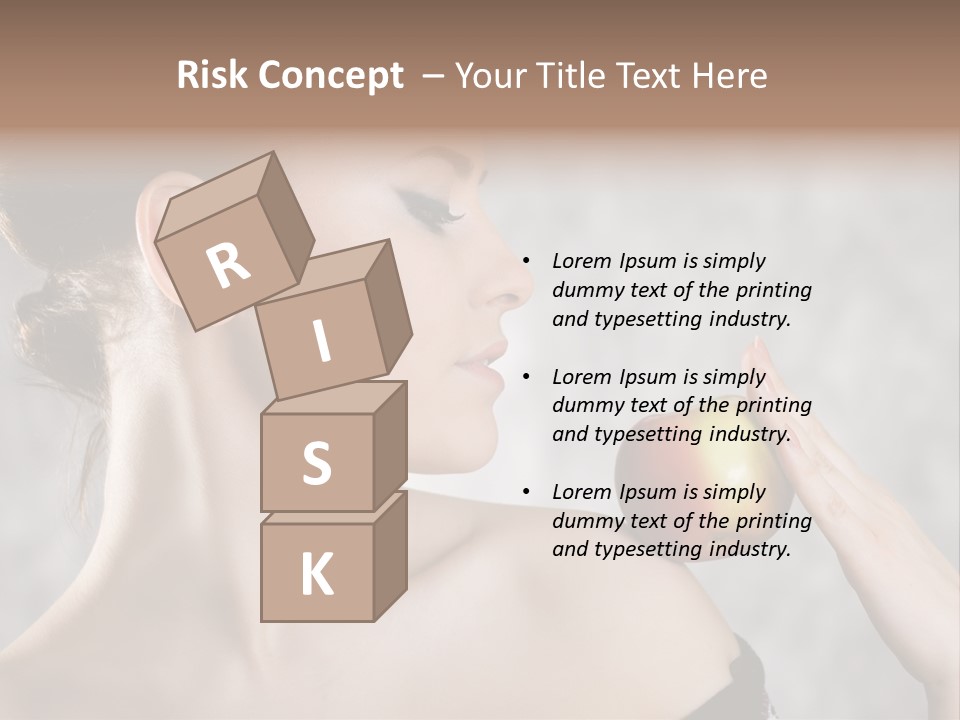 Portrait Person Female PowerPoint Template