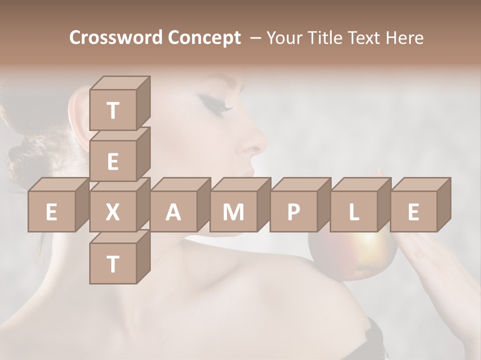 Portrait Person Female PowerPoint Template