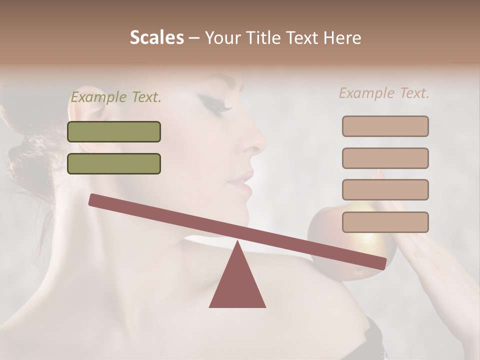 Portrait Person Female PowerPoint Template