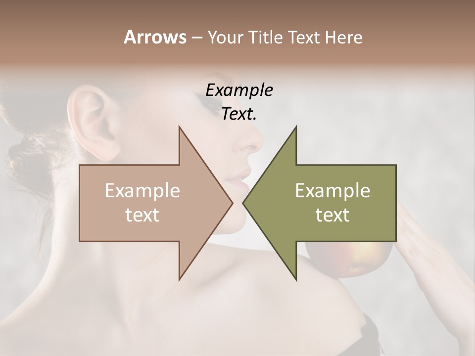 Portrait Person Female PowerPoint Template