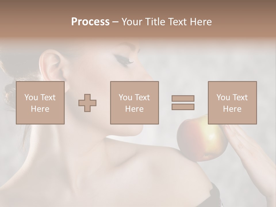 Portrait Person Female PowerPoint Template