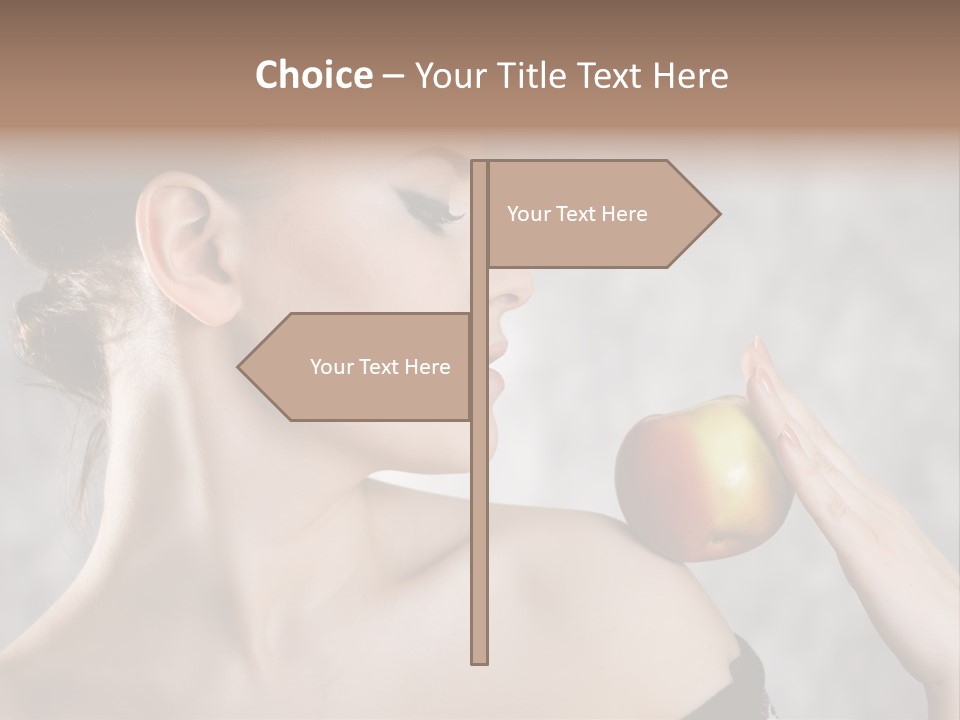 Portrait Person Female PowerPoint Template