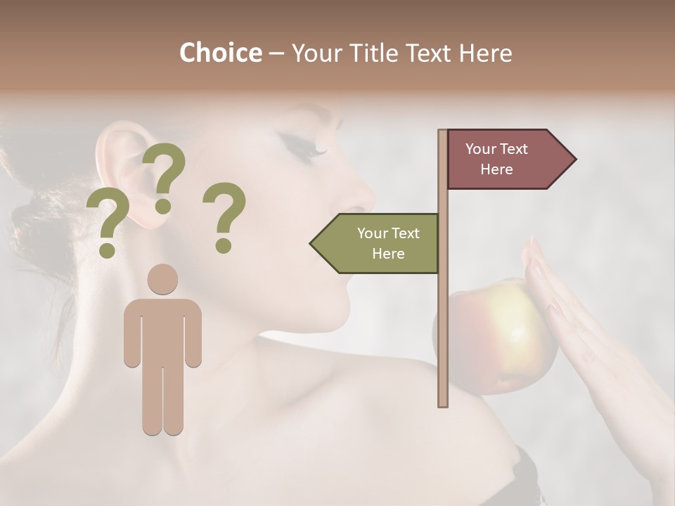 Portrait Person Female PowerPoint Template