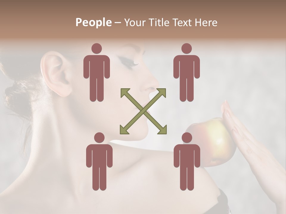 Portrait Person Female PowerPoint Template