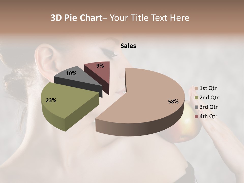 Portrait Person Female PowerPoint Template