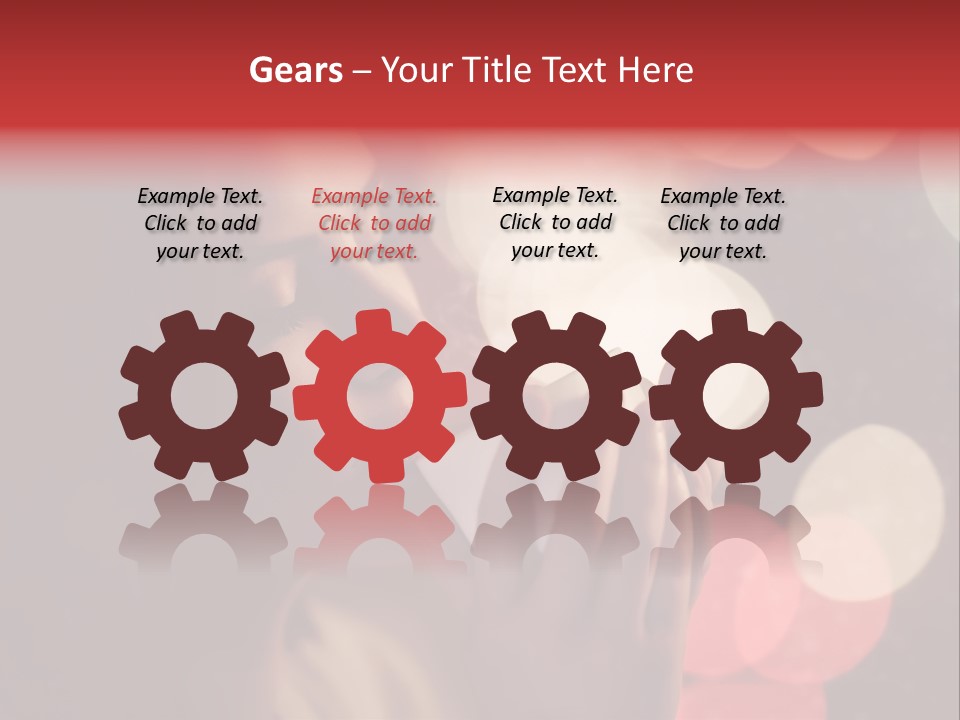 Addict Haircut Dark PowerPoint Template