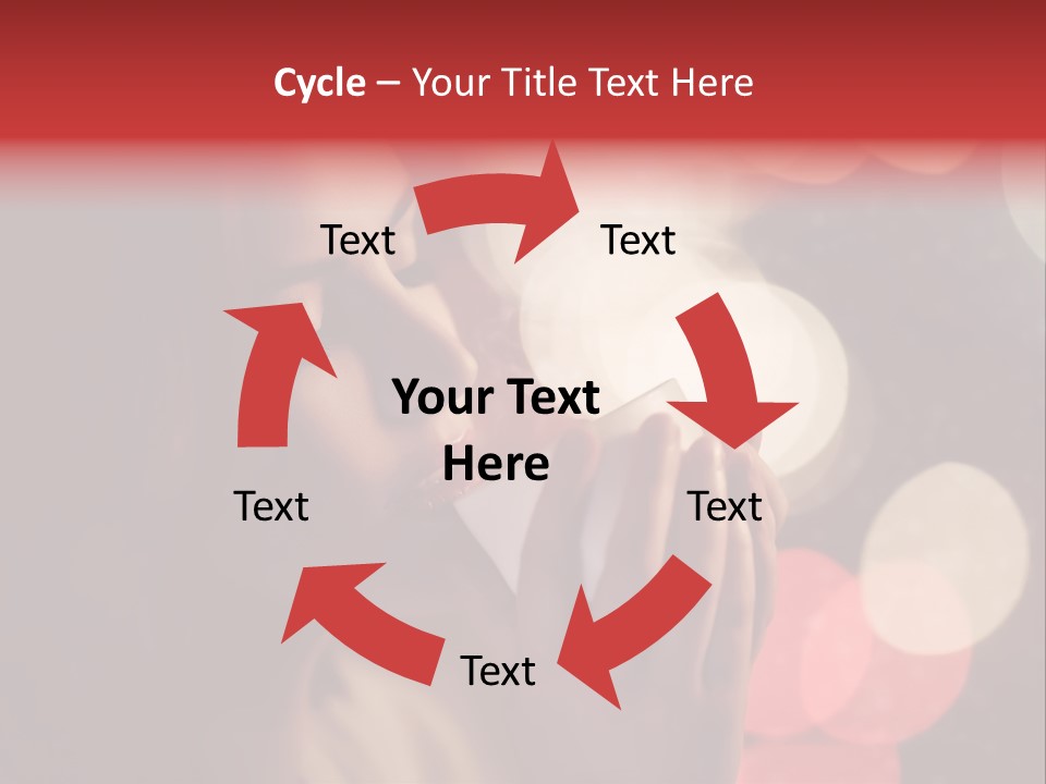 Addict Haircut Dark PowerPoint Template