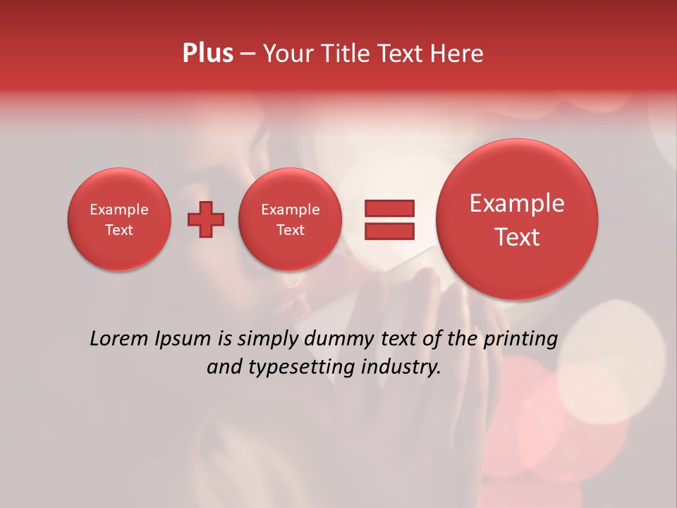 Addict Haircut Dark PowerPoint Template