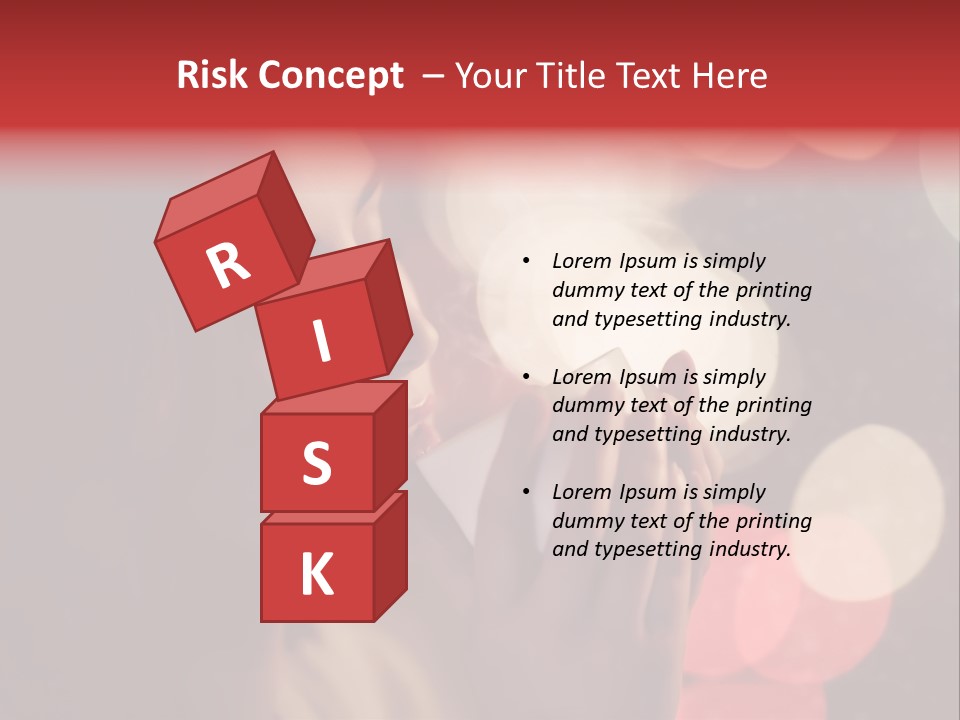 Addict Haircut Dark PowerPoint Template