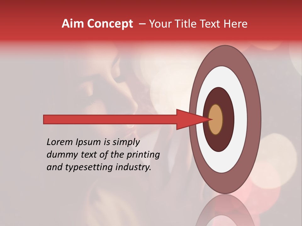 Addict Haircut Dark PowerPoint Template